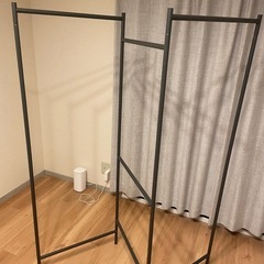 室内物干しの画像