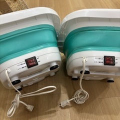  ネイルサロン⭐︎中古⭐︎フットバス2台セット【購入時1台5250円】の画像