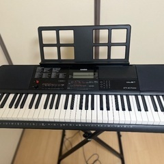 CASIO (カシオ) CT-X700 ピアノキーボード + スタンド + SP-3 ペダル セットの画像