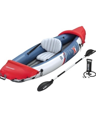 最終値引き　未使用 Bestway Rapid 1人乗り カヤック セット 空気注入式
