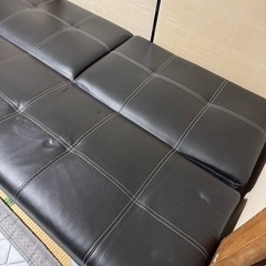 ベットにもなるソファの画像
