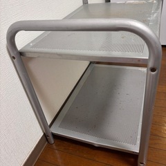 アイアンパンチングメタルラック 昭和レトロの画像