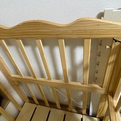 大和屋の ベビーベッド 3年前購入 の画像
