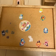 赤ちゃん　木の積み木の画像