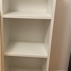 【8/24迄】IKEA 本棚　BILLY ビリー ホワイト, 40x28x106 cmの画像