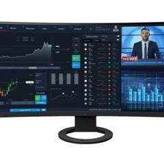 EIZO 37.5湾曲モニター EV3895-BK [37.5インチ ブラック]の画像