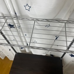 キャスター付きレンジ台、レンジラックの画像