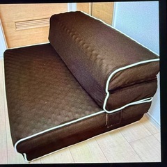 ニトリ　ソファーになるベットマット　セミダブル　その②　の画像