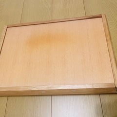 かわいい木製トレーの画像