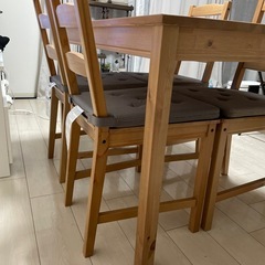 IKEA ヨックモック　テーブルセット の画像
