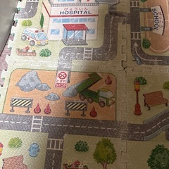 トミカのマットの画像