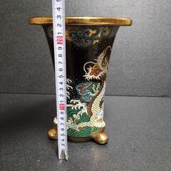 未使用　蘭鉢　龍　ドラゴン　ヴィンテージ　アンティーク　インテリア　ガーデニングの画像