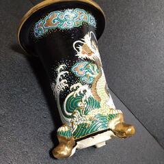 未使用　蘭鉢　龍　ドラゴン　ヴィンテージ　アンティーク　インテリア　ガーデニングの画像