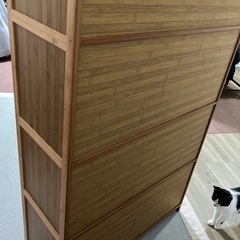 棚　竹素材　の画像