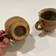 お茶のコップの画像