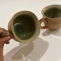 お茶のコップの画像