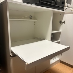 キッチン収納棚 レンジ台の画像