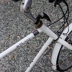 24インチ。7段変速あり。シティーサイクル？の画像