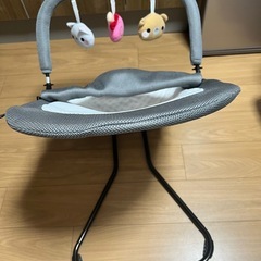 ベビーバウンサーエアES グレー メッシュ 西松屋 スマートエンジェル SmartAngel の画像