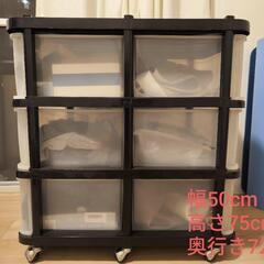 キャスター付き多機能収納ケースの画像