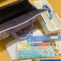 女の子　絵の具セット　小学校の画像