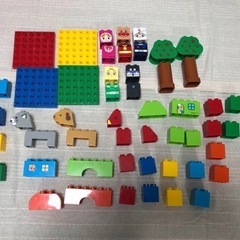 アンパンマン はじめてのブロックバケツL51個+8個の画像