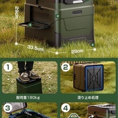 新品未使用　簡易トイレ 15年保存 耐荷重180kg 携帯トイレ コンパクト 防災 の画像