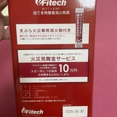 Fitech 投げて使用する消火器の画像