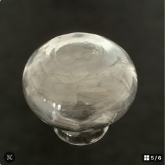 ミニ花器　一輪挿し　ガラス製　ミニチュア　生花　造花　2点の画像