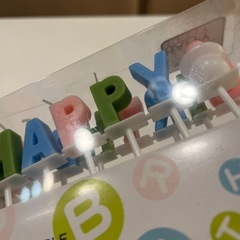 ローソク　誕生日　　の画像