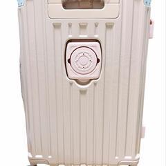 USB充電ポート付きキャリーケース ピンク Mサイズの画像