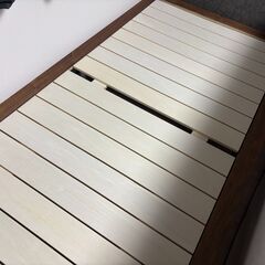 【配送不可】【美品】【絶版品】無印良品　すのこベッド　ウォルナット　脚セットの画像