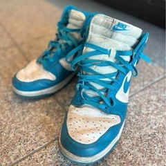 ナイキ ダンク ハイ チャンピオンシップ　ブルー　NIKE 27 スニーカーの画像