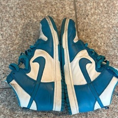 ナイキ ダンク ハイ チャンピオンシップ　ブルー　NIKE 27 スニーカーの画像