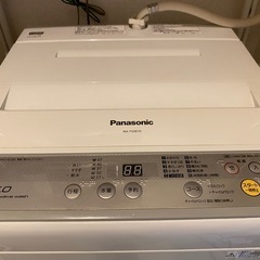 Panasonic洗濯機（説明書付き）の画像