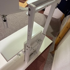 【値引き交渉可/定価19999円】　32〜65インチ テレビスタンド 壁掛け テレビ台　ホワイトの画像
