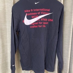 NIKE ナイキ ロング tシャツ ブラック サイズL 長袖Tシャツ サイズLの画像