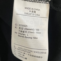 NIKE ナイキ ロング tシャツ ブラック サイズL 長袖Tシャツ サイズLの画像