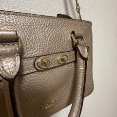 COACH　コーチ　ハンドバッグ　ゴールド　ショルダーバッグの画像