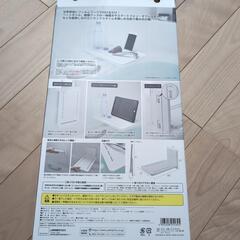 山崎実業(Yamazaki) マグネット バスルーム 折り畳み　トレー　棚 ホワイト  タワー 
の画像