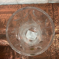 【希少】RCR ローラス クリスタル花瓶 CLP4803 イタリア製 AL PIOMBO 24% 佐々木硝子 花瓶 インテリア 装飾 コレクションの画像