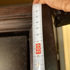 【新品未使用】玄関ドア　鍵付きWロック　木目調の画像