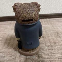 フクロウの貯金箱の画像