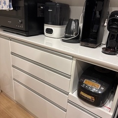 ニトリ　食器棚の画像