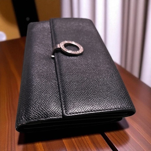 BVLGARI ブルガリ サークルクリップ 三つ折り長財布