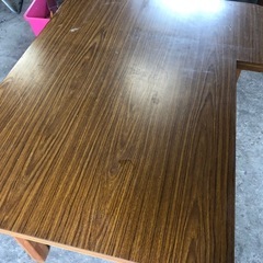 作業台 木製テーブル 110cm×80cm×高さ74cmの画像