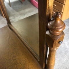 木製ドレッサーチェスト引出しの中汚れありのため格安❗️65cm×45cm×高さ70cmの画像