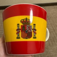 スペイン国旗　マグカップ　未使用品の画像