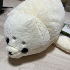 でっかいアザラシ90cm クリームの画像