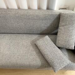 【美品】 2.5人掛けソファー 脚 おしゃれ ソファー［脚の取り外し可能］の画像